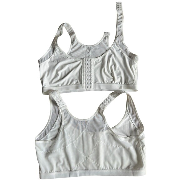 Front Closure Bra 4XL Set Of 2 Wire Free Posture Support Back Shoulder - Picture 9 of 16